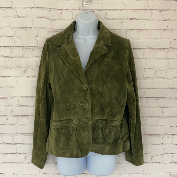 Pursuits LTD. leather Blazer size Large - Picture 1 of 12